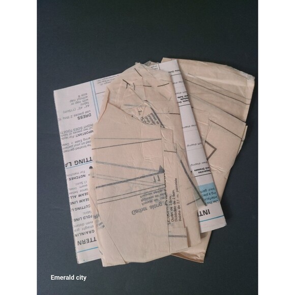 Vtg McCall’s Pattern #3162 Miss 8  Pull-over Dress 1987 Shoulder Pads Cut - Picture 4 of 6